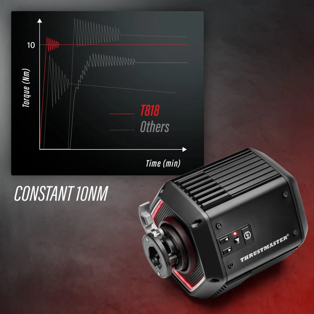 Thrustmaster T818 Black Edition Racestuur - Direct Drive 10 N·m