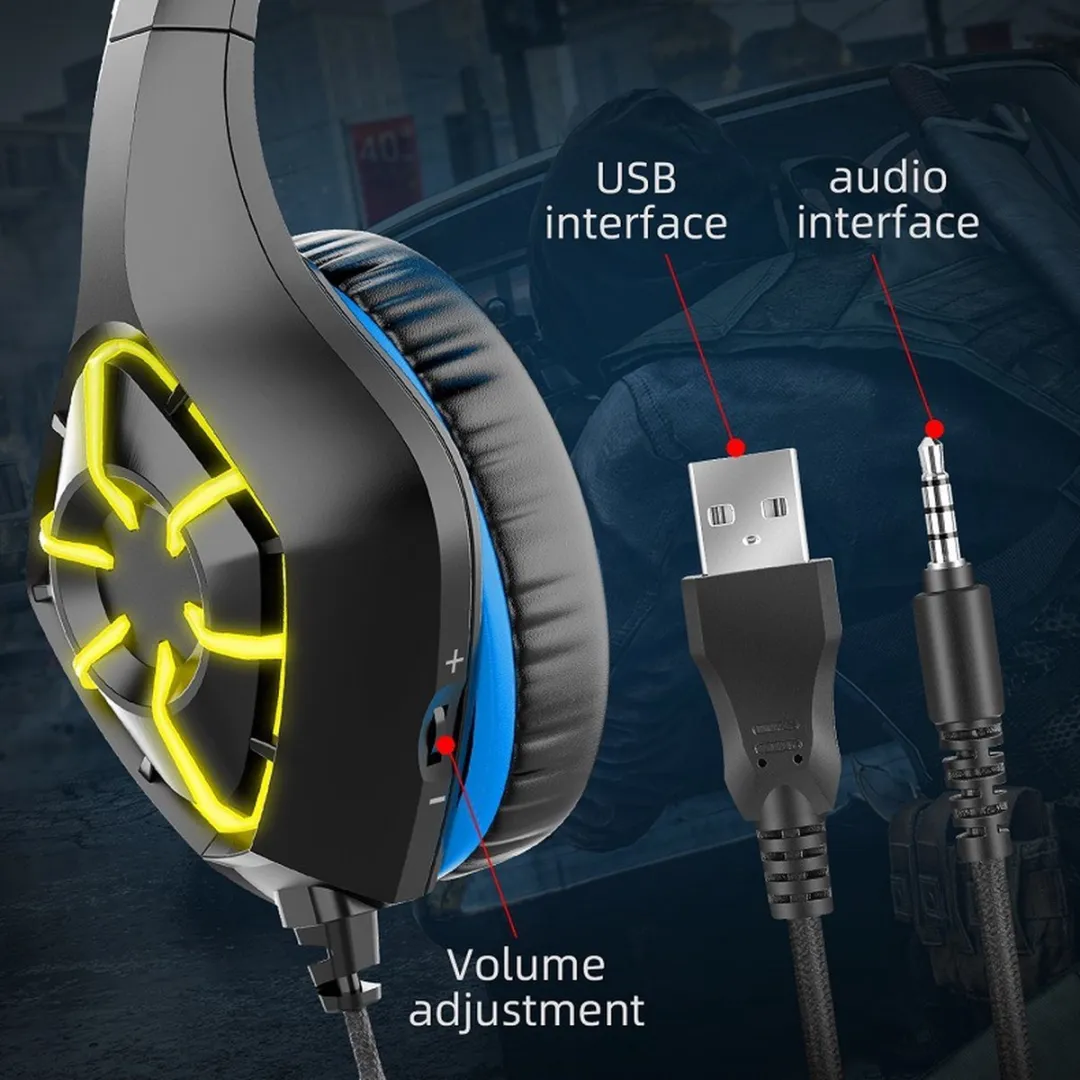 RyC Toys Gaming Headset - Zwart/Blauw - 40mm Drivers - afbeelding 3 van 6