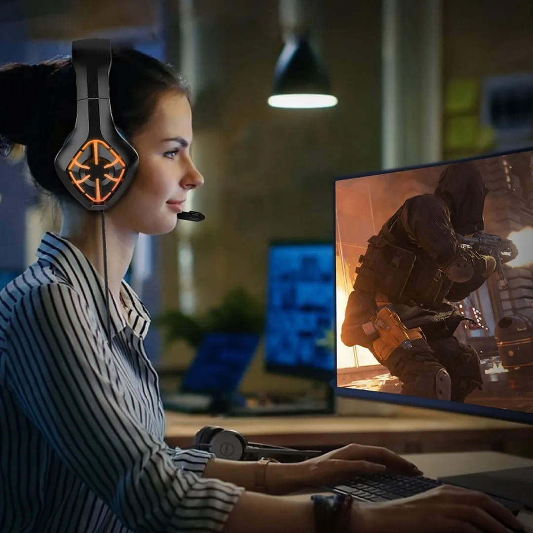 RyC Toys Gaming Headset - Zwart/Blauw - 40mm Drivers - afbeelding 2 van 6