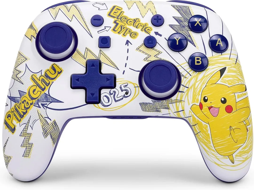 PowerA Nano NSGP0063-01 Draadloze Controller Pokémon Pikachu