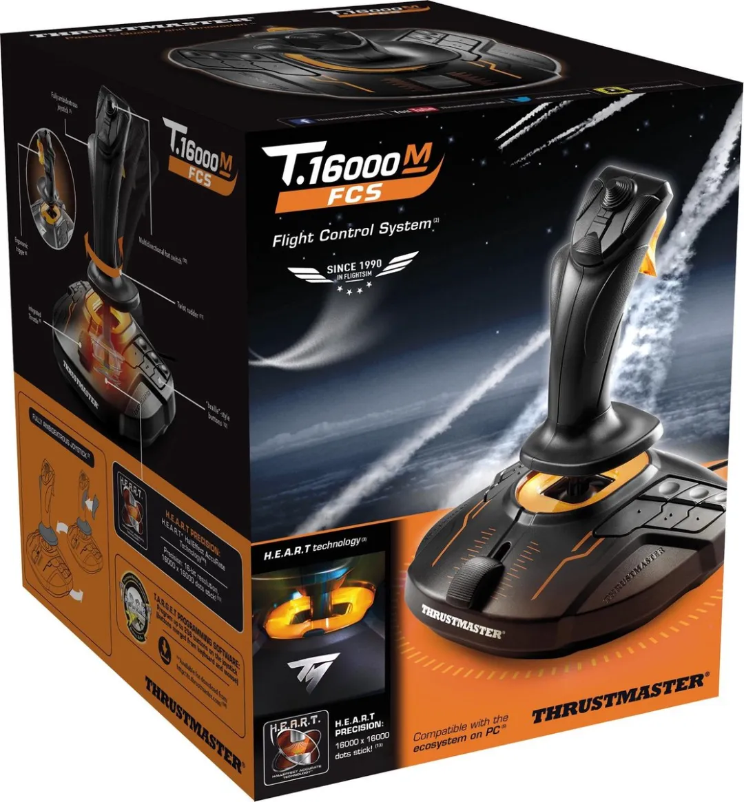 Thrustmaster T16000M FCS Joystick - 16 Knoppen