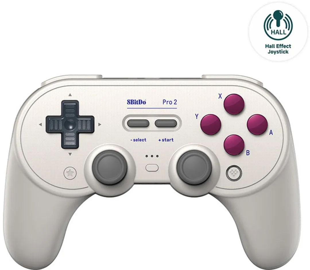 8Bitdo Pro 2 RET00410 Draadloze Controller - Wit