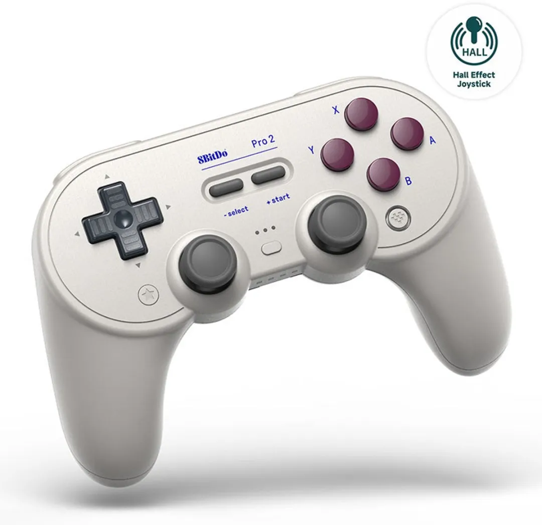 8Bitdo Pro 2 RET00410 Draadloze Controller - Wit
