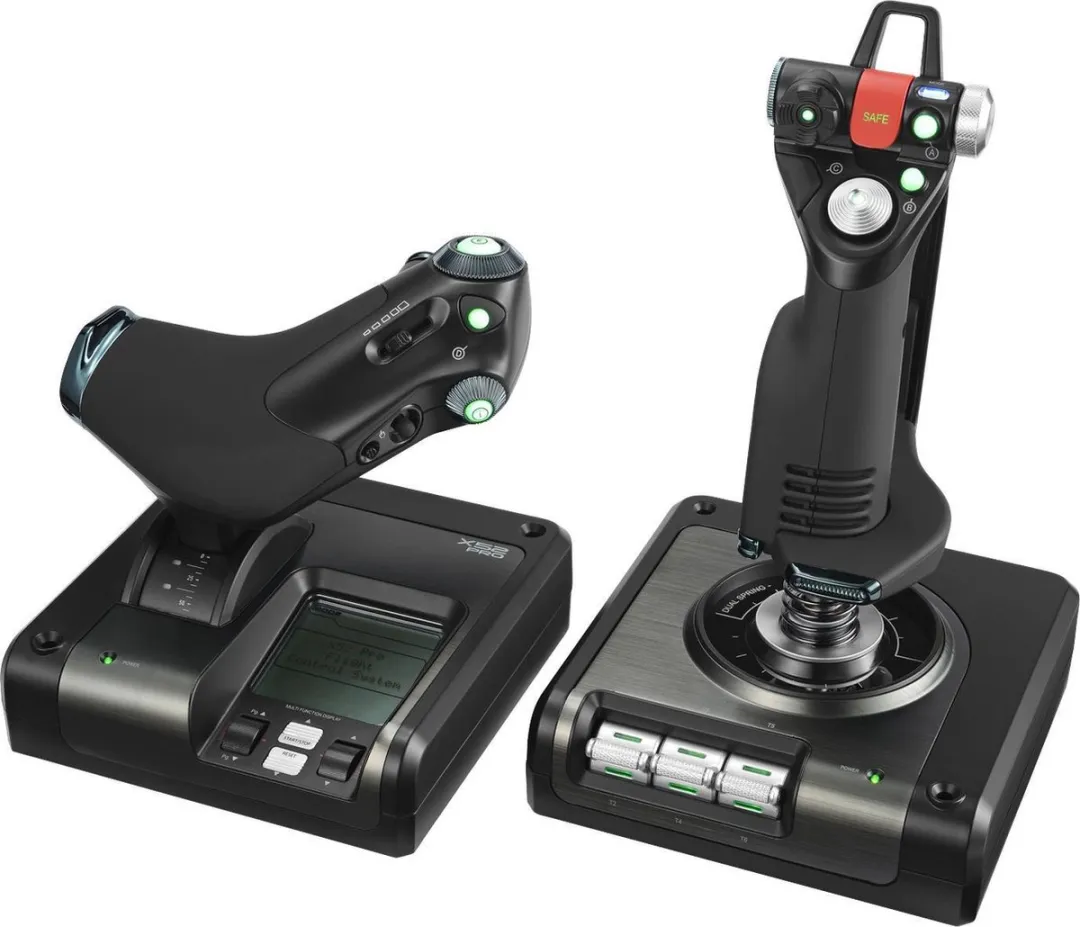Logitech G Saitek X52 Pro - Flight Control Systeem - Zwart - PC