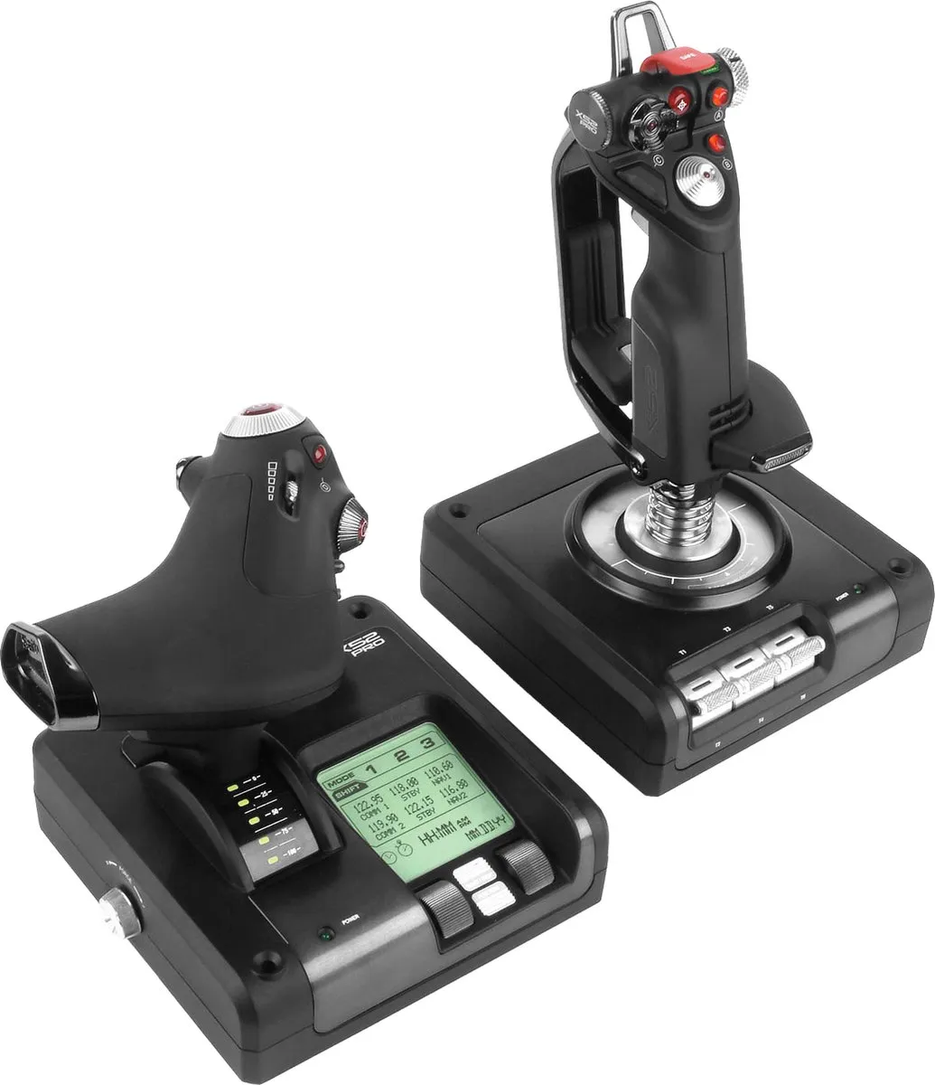 Logitech G Saitek X52 Pro - Flight Control Systeem - Zwart - PC