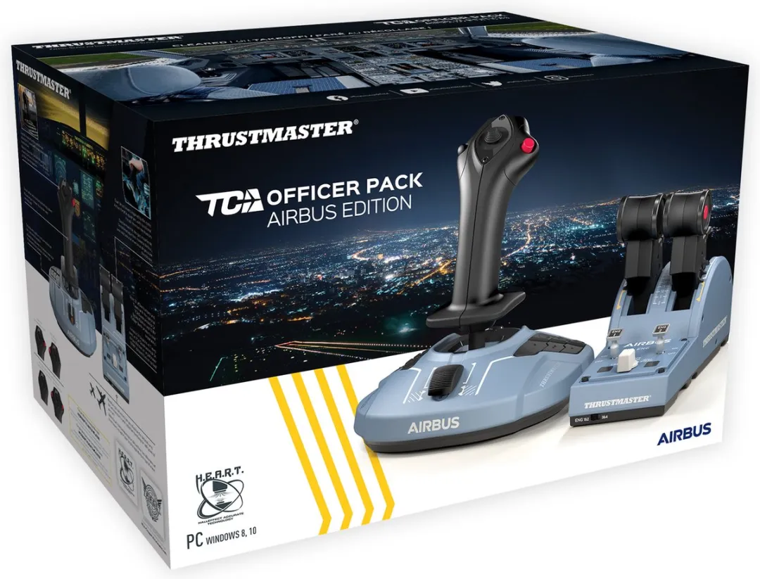 Thrustmaster TCA Officer Pack Airbus Edition Flight Control - 16 Knoppen