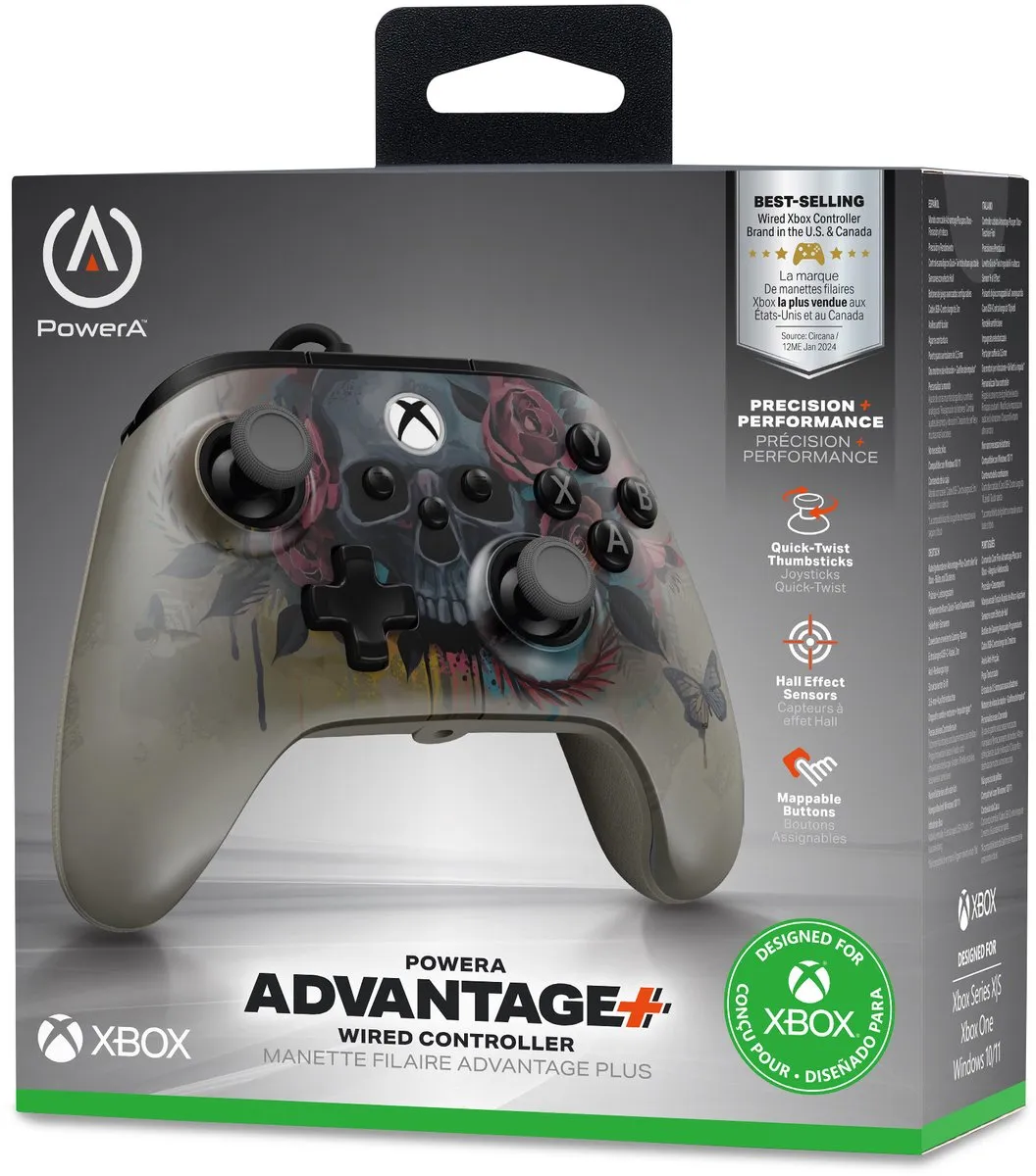 POWERA Advantage Plus XBGP0471-01 Bedrade Controller Xbox Series X|S - Bloom & Gloom - afbeelding 6 van 6