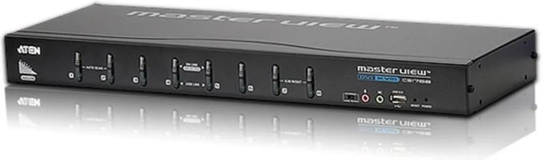 ATEN CS1768 KVM Switch DVI USB Audio 8 Poorten