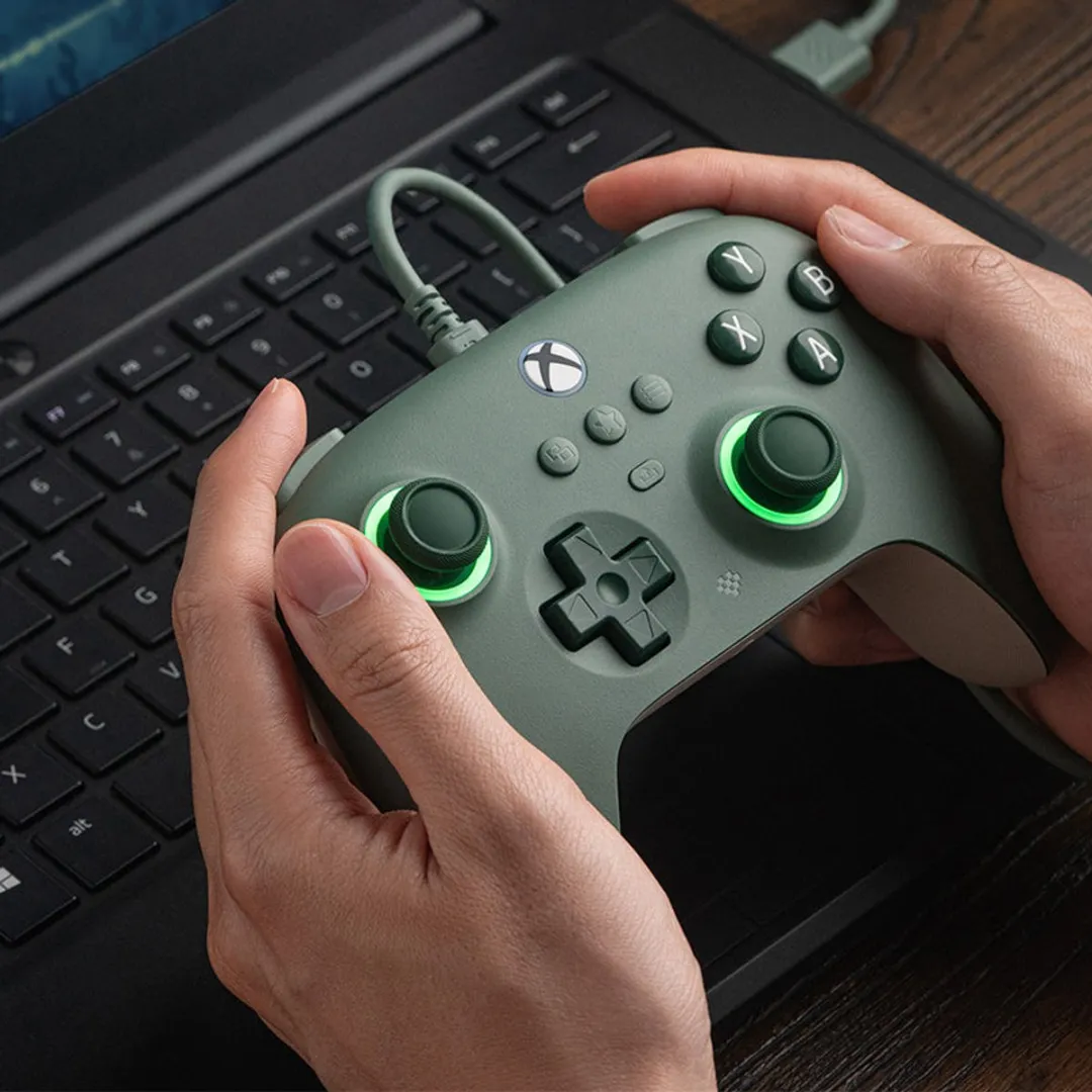 8Bitdo Ultimate C RET00459 Gamepad - Groen - Bedraad - Xbox/PC