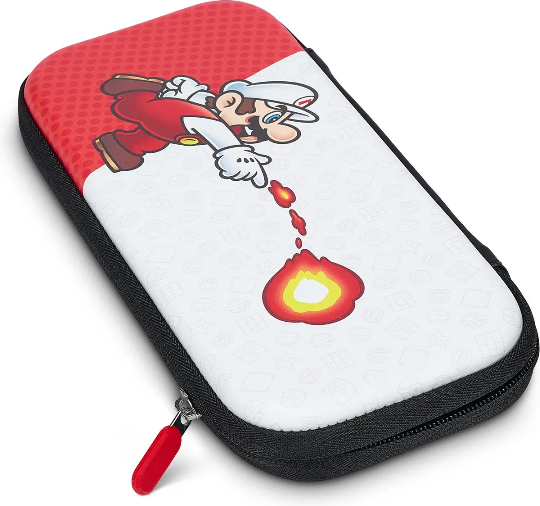 POWERA Slim Case Nintendo Switch OLED Firefall Mario - Rood/Wit