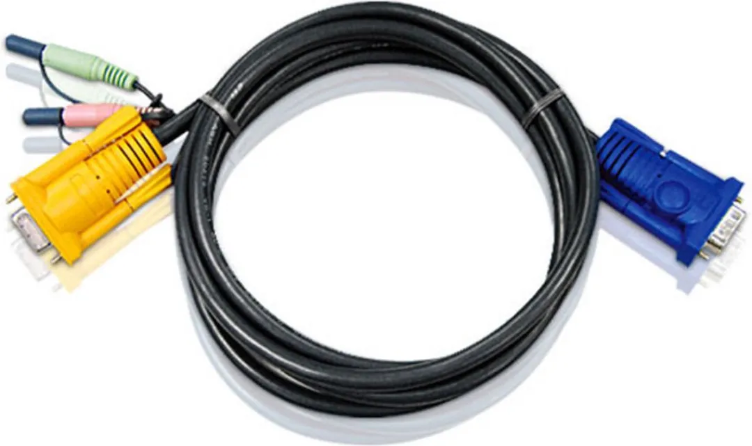 Aten 2L-5203A KVM Kabel 3m - Audio - Zwart