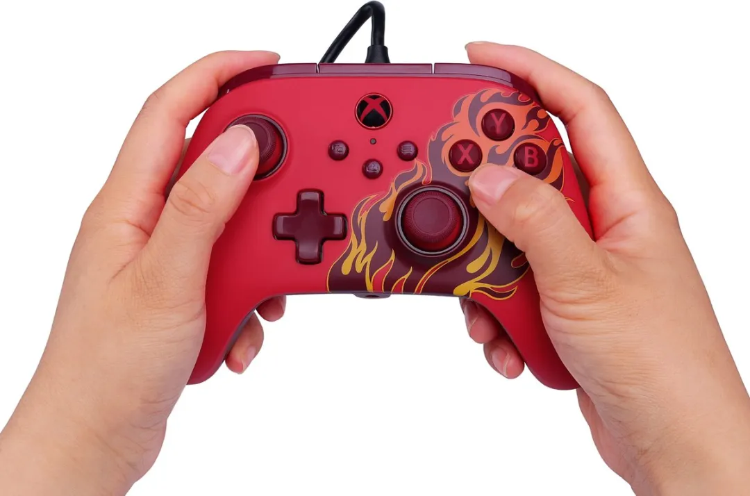 POWERA Advantage XBGP0543-01 Bedrade Controller - Xbox Series X|S - Rood vuur - afbeelding 6 van 6