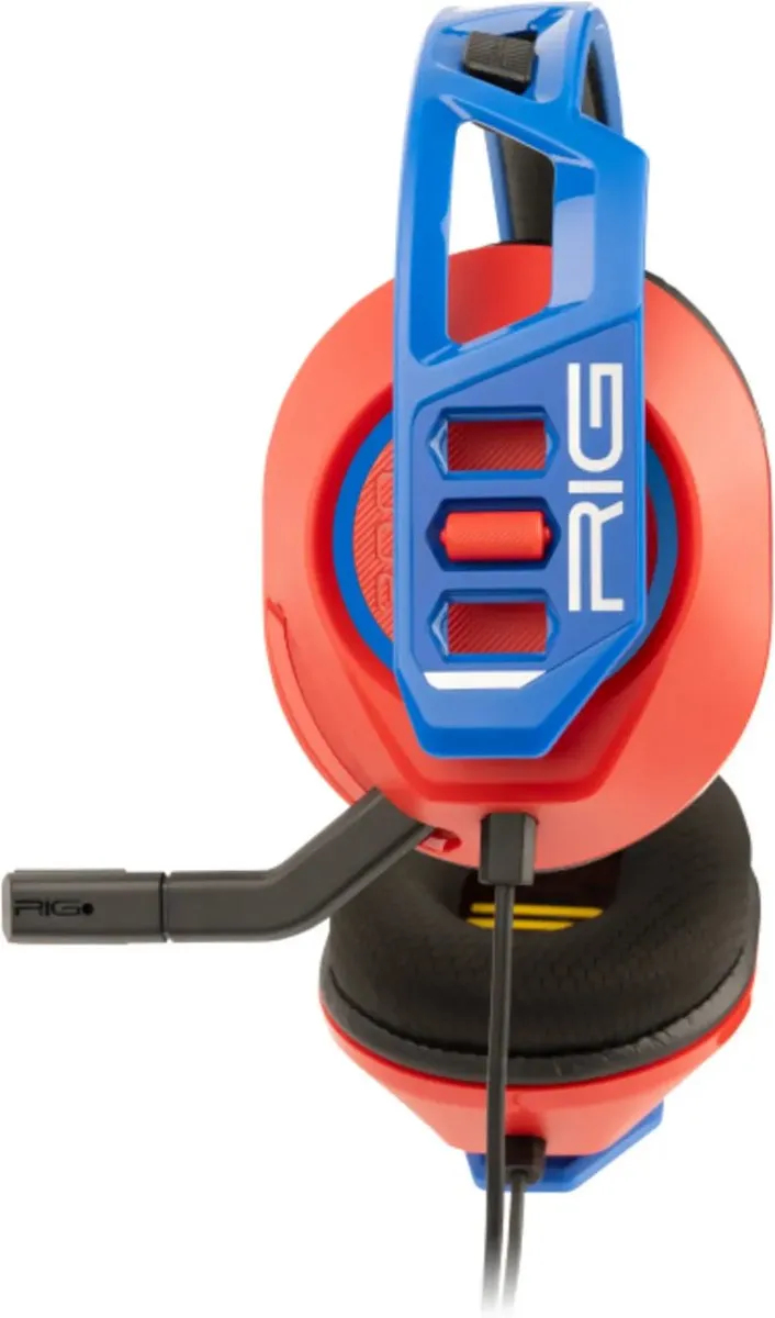 NACON RIG 300 PRO HNR+B - Gaming Headset - Nintendo Switch 2 & Nintendo Switch - Rood/Blauw