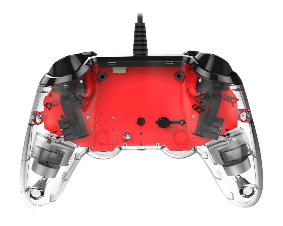 Nacon PS4OFCPADCLRED LED Controller - Rood - afbeelding 6 van 6