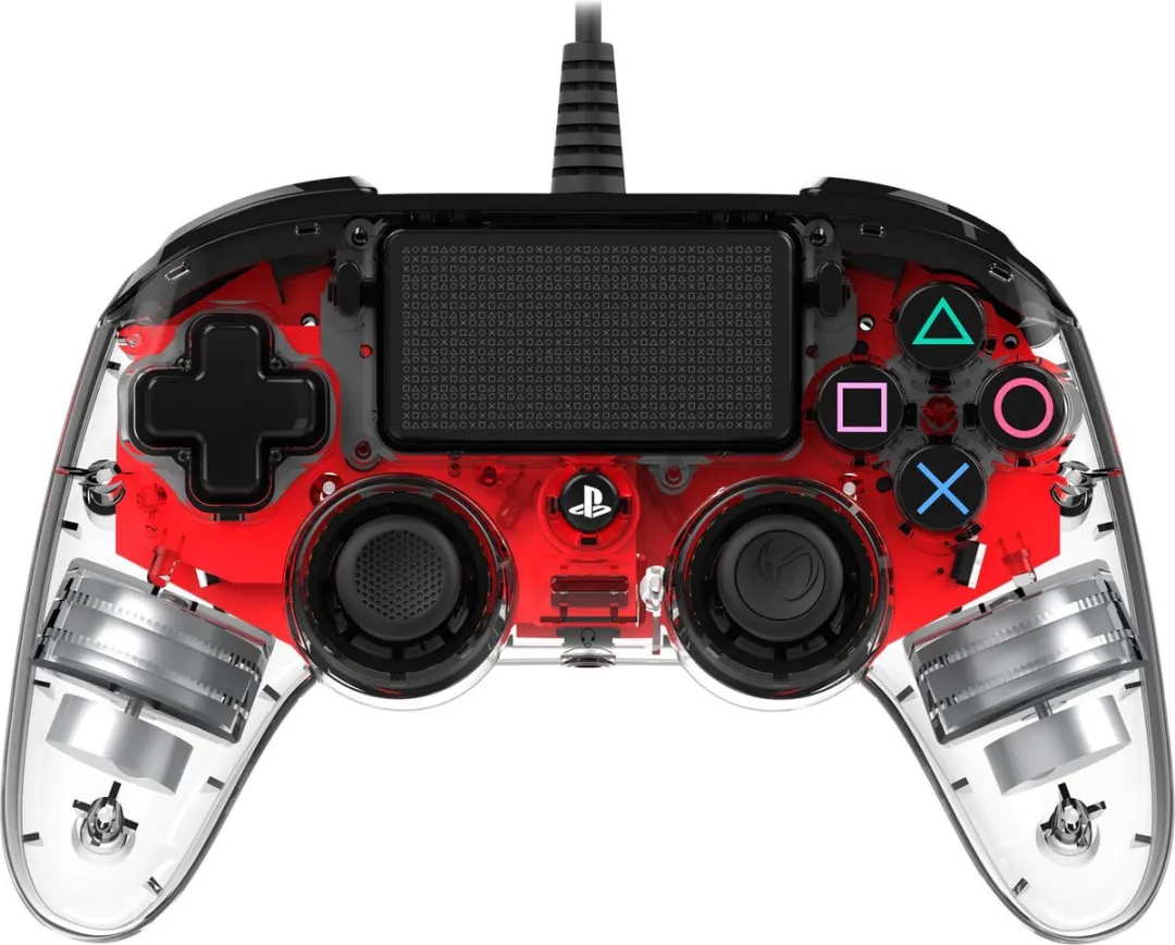 Nacon Compact Official Licensed Bedrade LED Controller - PS4 - Rood