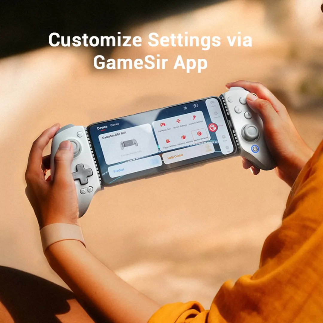 GameSir G8+ Galileo Controller - Wit - 1000mAh - afbeelding 6 van 6