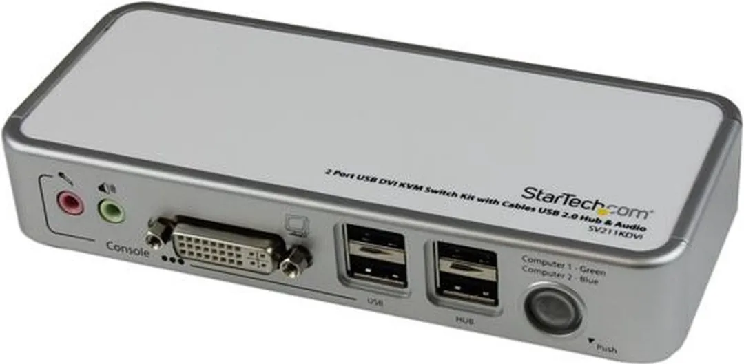 Startech SV211KDVIEU USB KVM-switch 2x DVI