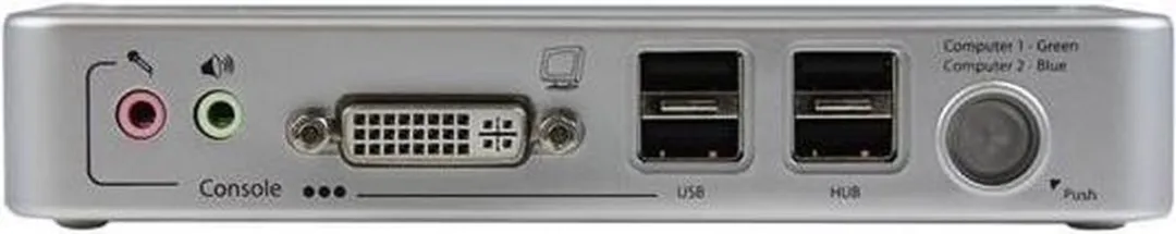 Startech SV211KDVIEU USB KVM-switch 2x DVI - 4x USB 2.0 - Audio - afbeelding 3 van 4