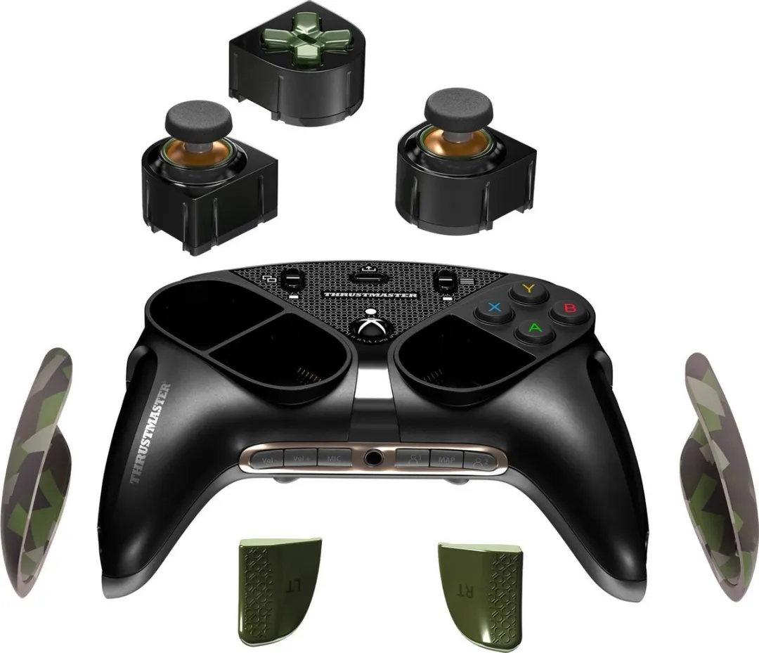 Thrustmaster ESWAP X Groen Kleurpakket 4460186 - Verwisselbare Mini-Sticks & Triggers