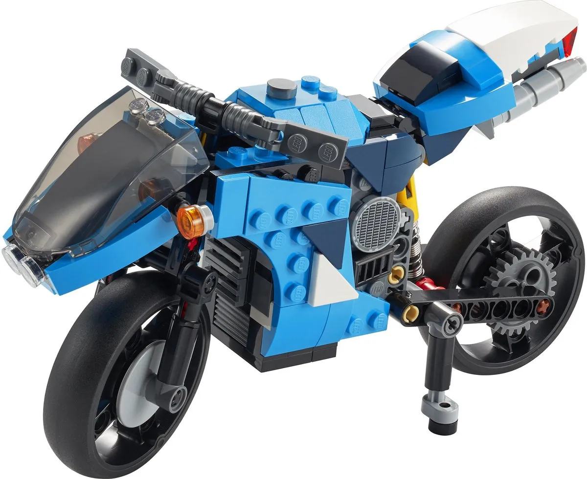 LEGO Creator 31114 Snelle Motor - 564 Stukken - Blauw - afbeelding 6 van 6