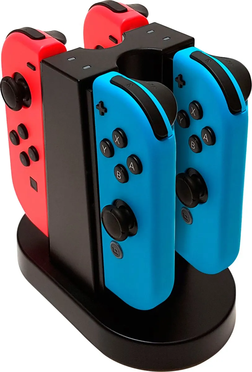 Bigben Quad Charger SWITCHQUADCHARGER Oplaadstation - 4 Joy-Cons - Zwart