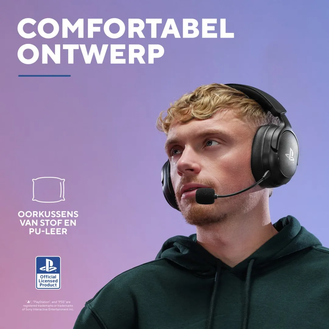 Trust GXT 499 Forta Draadloze Gaming Headset - Zwart - afbeelding 6 van 6