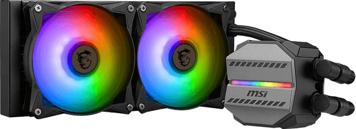 MSI MAG CORELIQUID M240 Vloeistofkoeler 24cm - Zwart