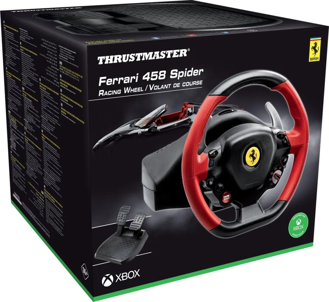 Thrustmaster Ferrari 458 Spider Racestuur - Xbox One/Series