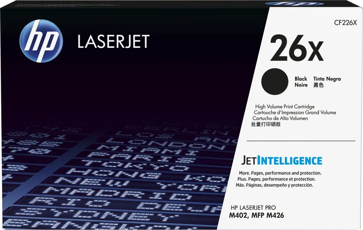 HP 26X Tonercartridge Zwart - 9.000 pagina's