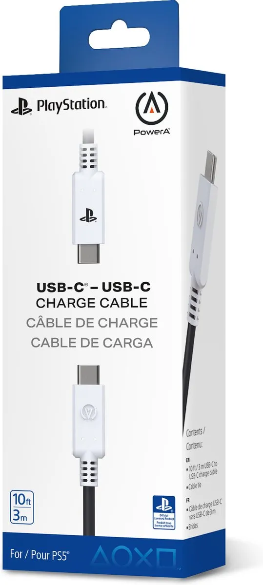 POWERA PSAC0372-01 USB-C Kabel 3m - PlayStation 5 Controller