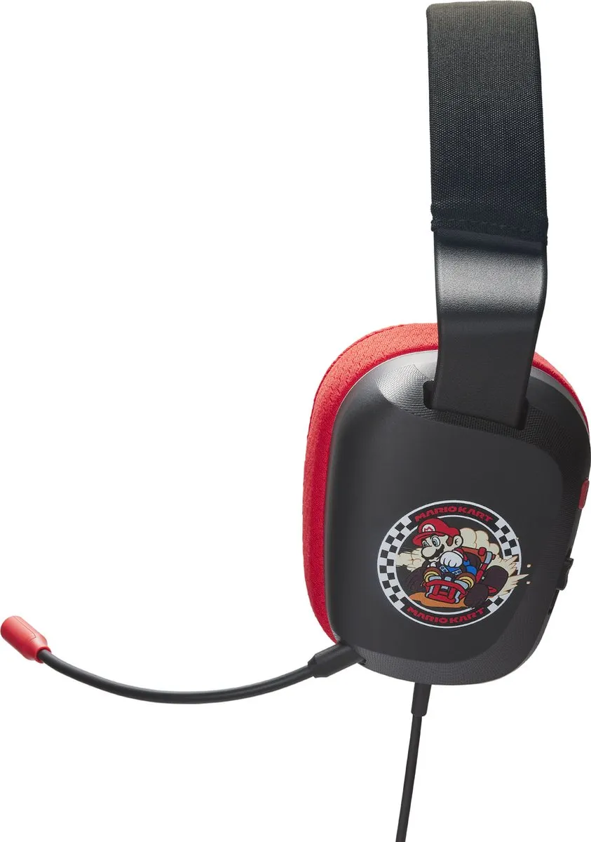 POWERA NSHS0398-01 Mario Kart Headset - Zwart/Rood