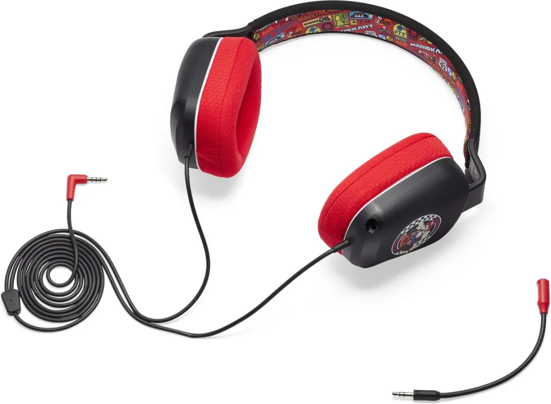 POWERA NSHS0398-01 Mario Kart Headset - Zwart/Rood - afbeelding 6 van 6