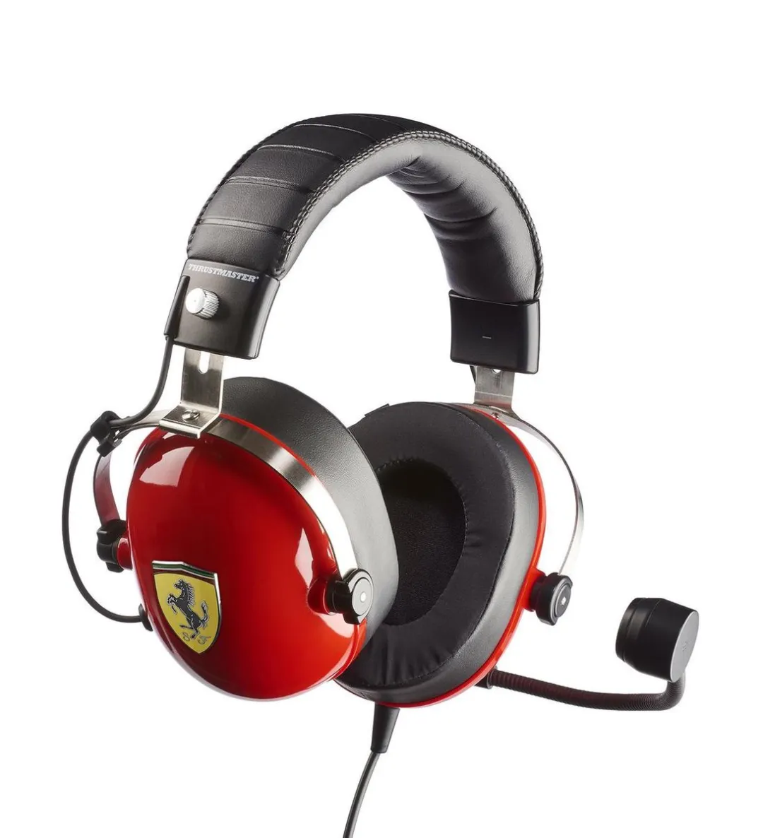 Thrustmaster T.Racing Scuderia Ferrari Edition Headset 4772594 - Zwart/Rood - afbeelding 6 van 6