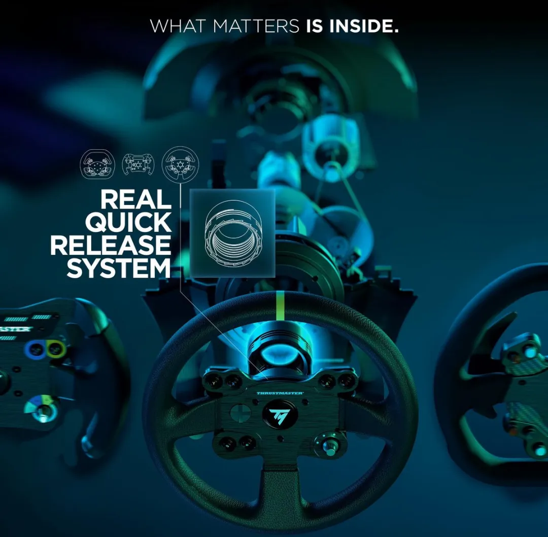 Thrustmaster TX Leather Edition - Racestuur en 3 Pedalen - Force Feedback - voor PC, Xbox Series X|S