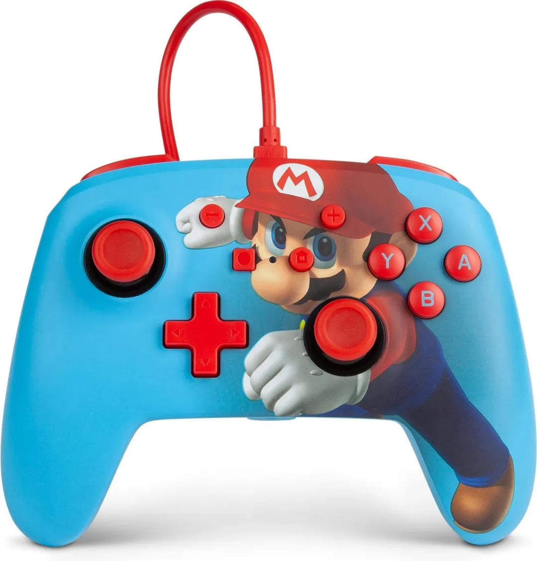 POWERA Geavanceerde Bedrade Controller Mario Punch 18 Knoppen