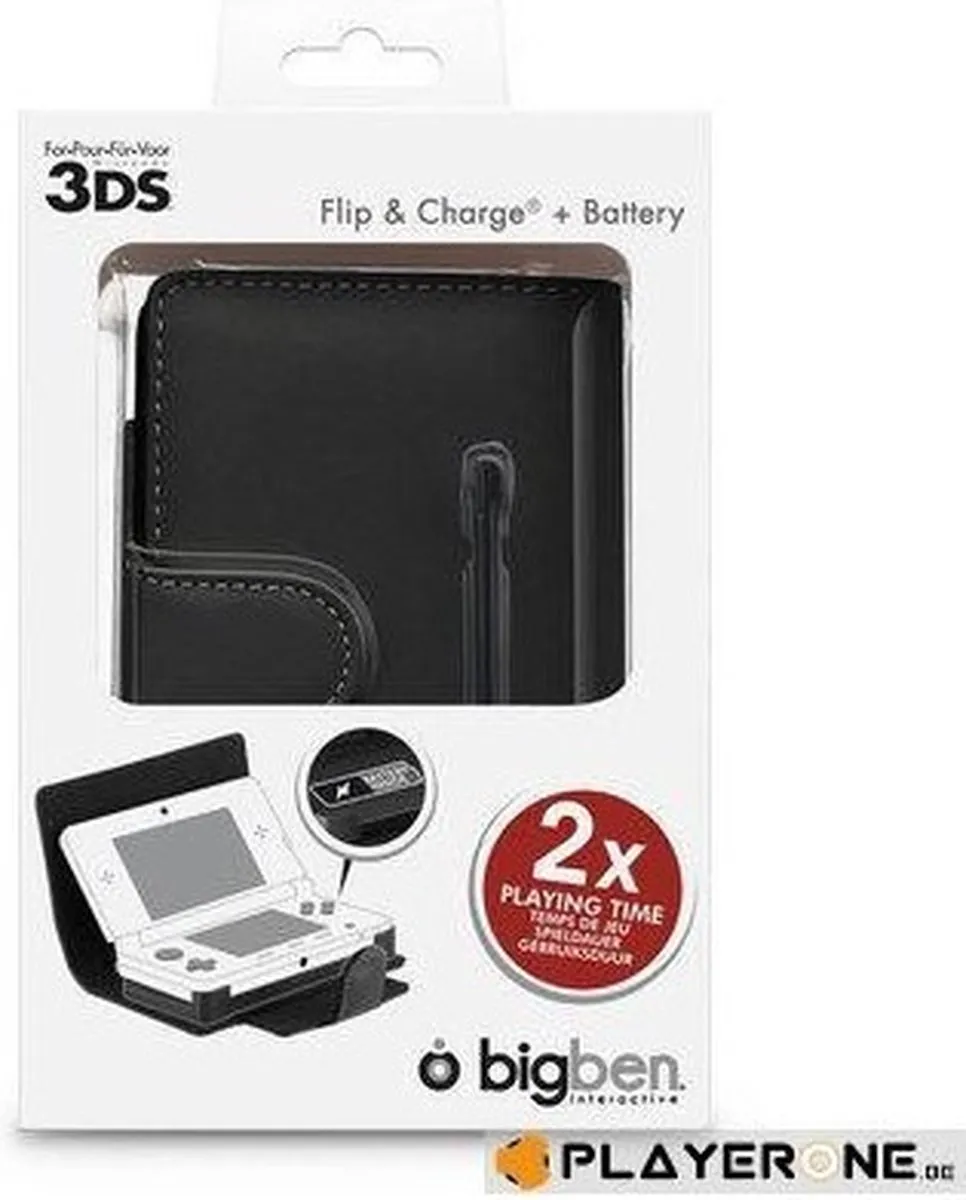 Bigben Flip and Play 3DS - Geïntegreerde batterij - Zwart