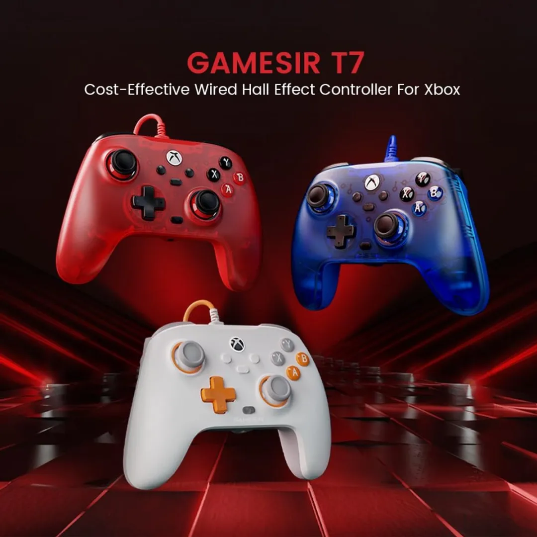 Gamesir T7 Wired Controller - Rood - GAMESIR-T7 RD - afbeelding 6 van 6