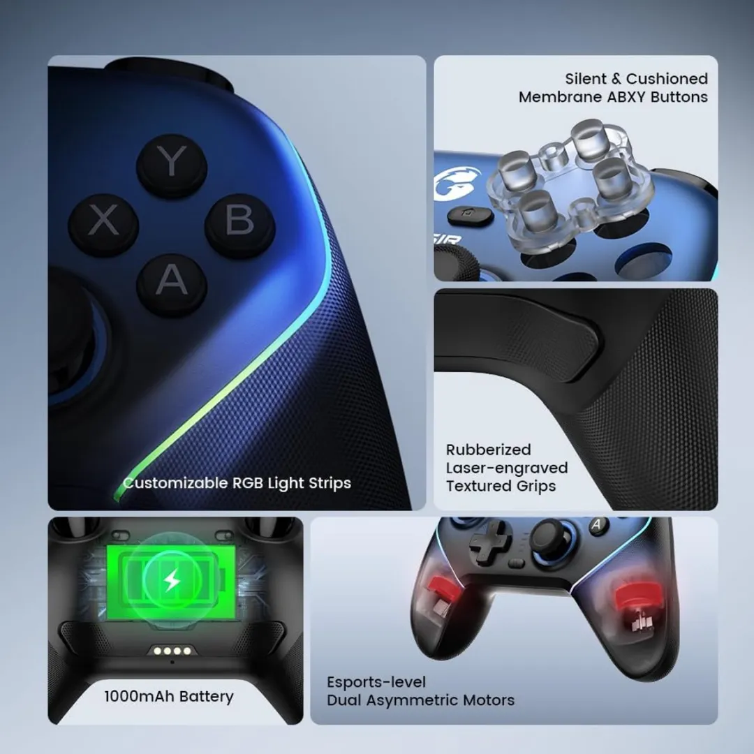 GameSir Super Nova GSNVPB003 Draadloze Controller - Blauw