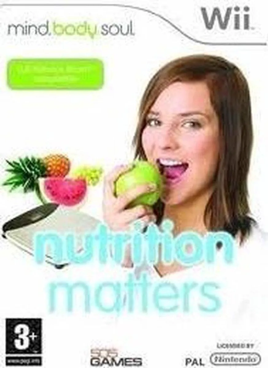 505 Games Nutrition Matters Mind Body & Soul Wii Game