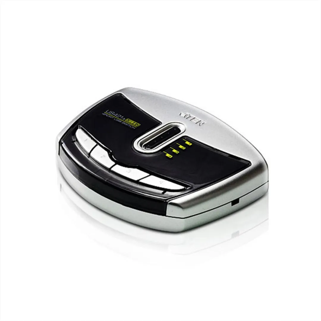 Aten US421A USB 2.0 PRT Switch - 4 Poorten