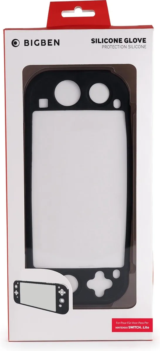 Bigben Siliconen Hoes Nintendo Switch Lite - Zwart