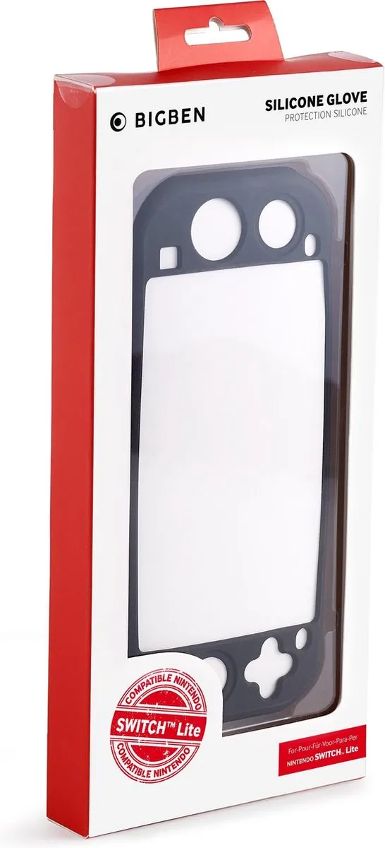 Bigben Siliconen Hoes Nintendo Switch Lite - Zwart