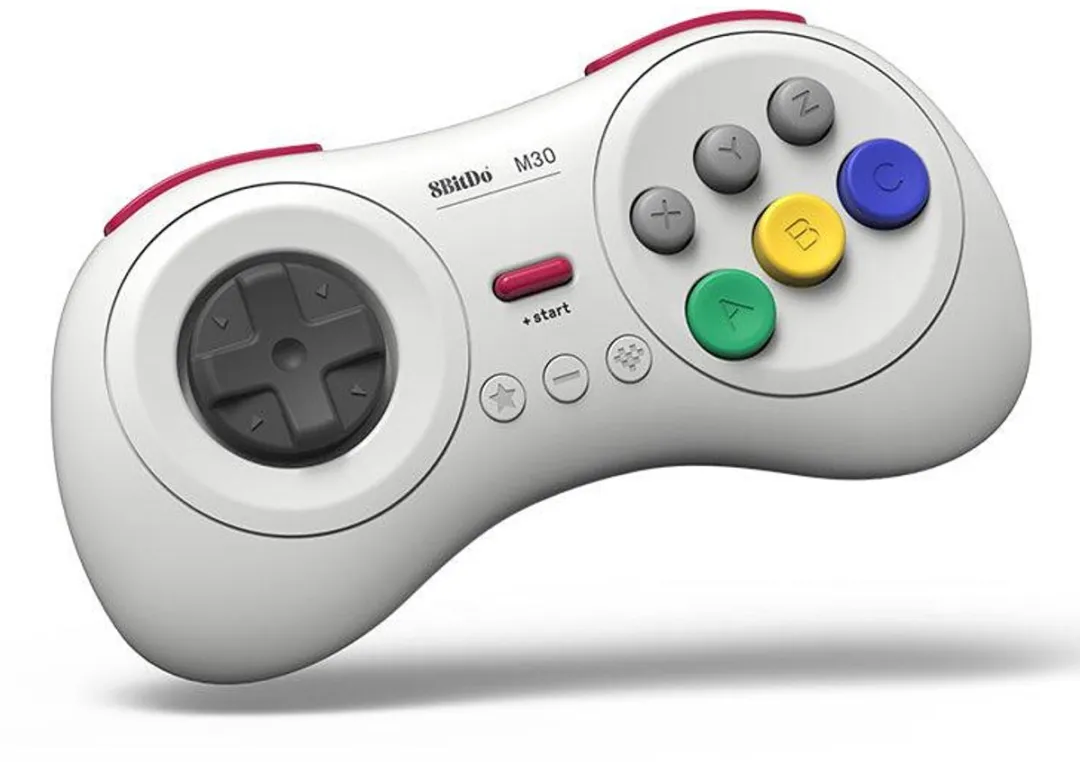 8Bitdo M30 RET00368 Gamepad - Wit - 480mAh