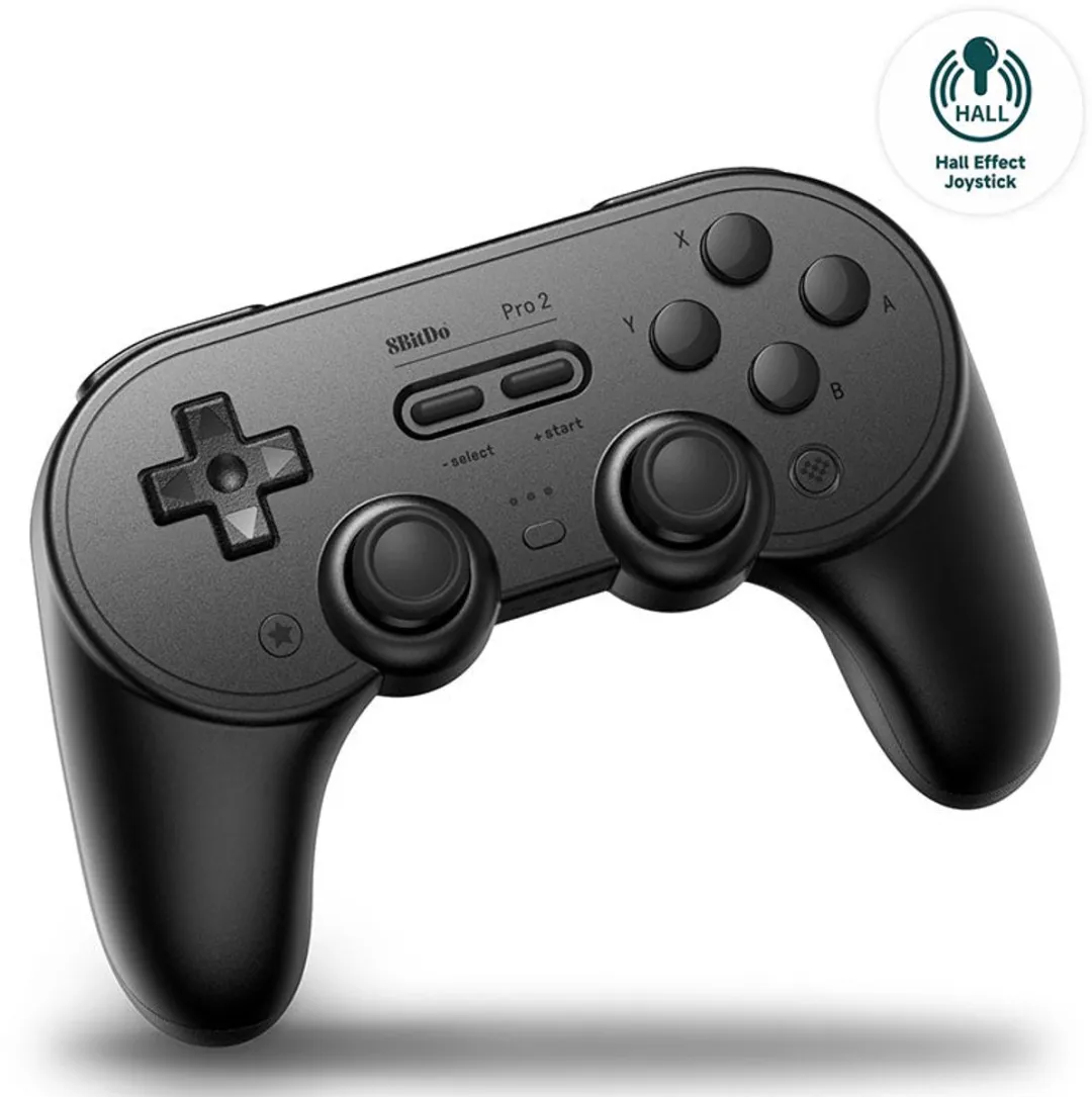 8Bitdo Pro 2 RET00409 Bluetooth Gamepad - Zwart