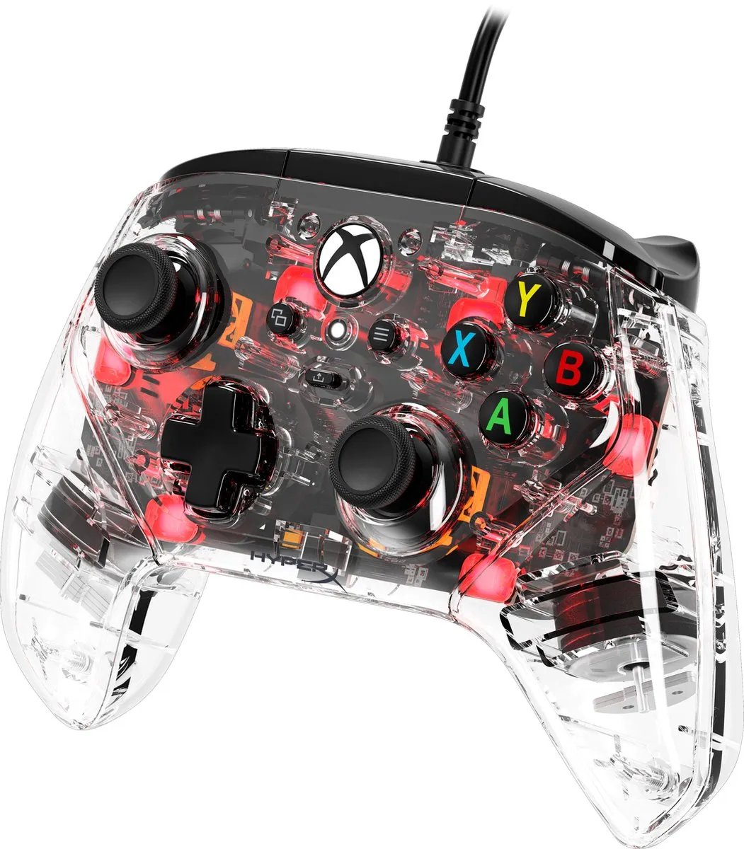 HyperX Clutch Gladiate RGB Controller Xbox/PC 7D6H2AA - Transparant