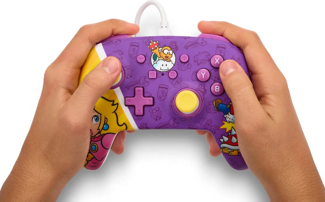 PowerA Princess Peach Battle Controller - Paars - 21 Knoppen - afbeelding 6 van 6