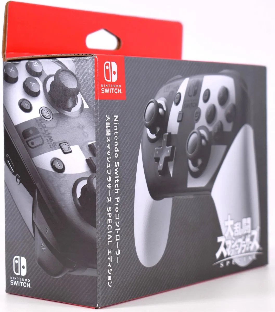 Nintendo Pro Controller Super Smash Bros. Special Edition - Zwart
