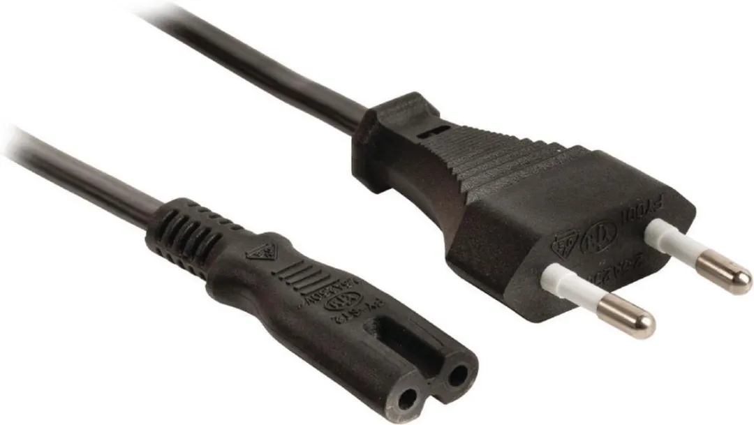 Nedis Valueline Stroomkabel C7 KD10580 - 0,5m - Zwart