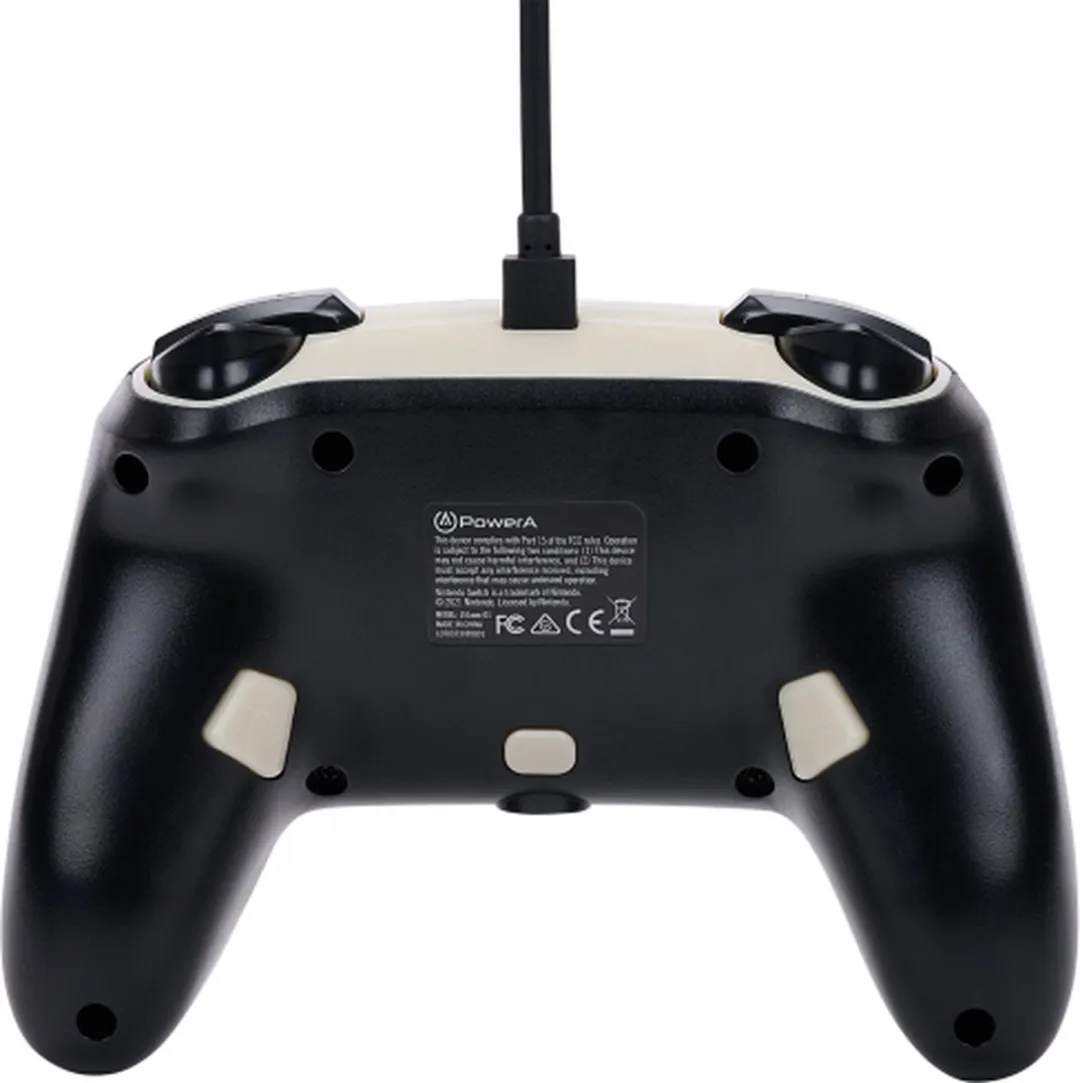 POWERA Power Up Mario Wired Controller 1522659-01 - Zwart/Grijs