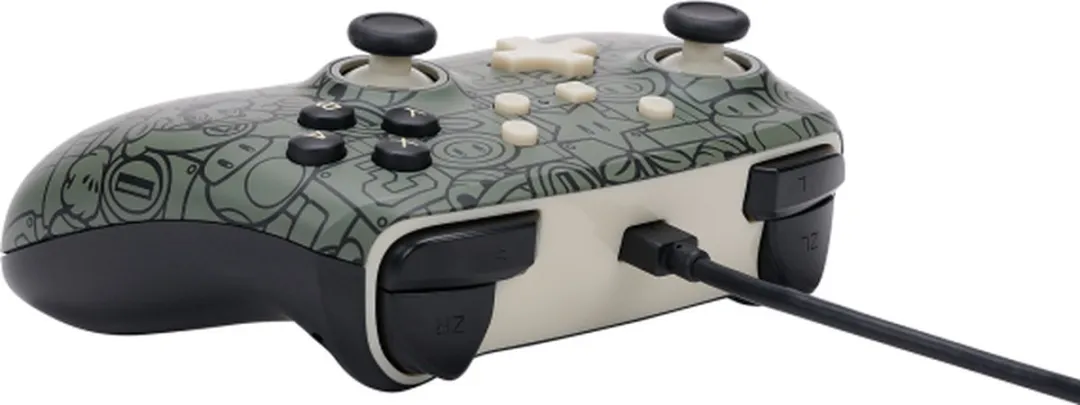 POWERA Power Up Mario Wired Controller 1522659-01 - Zwart/Grijs - afbeelding 6 van 6